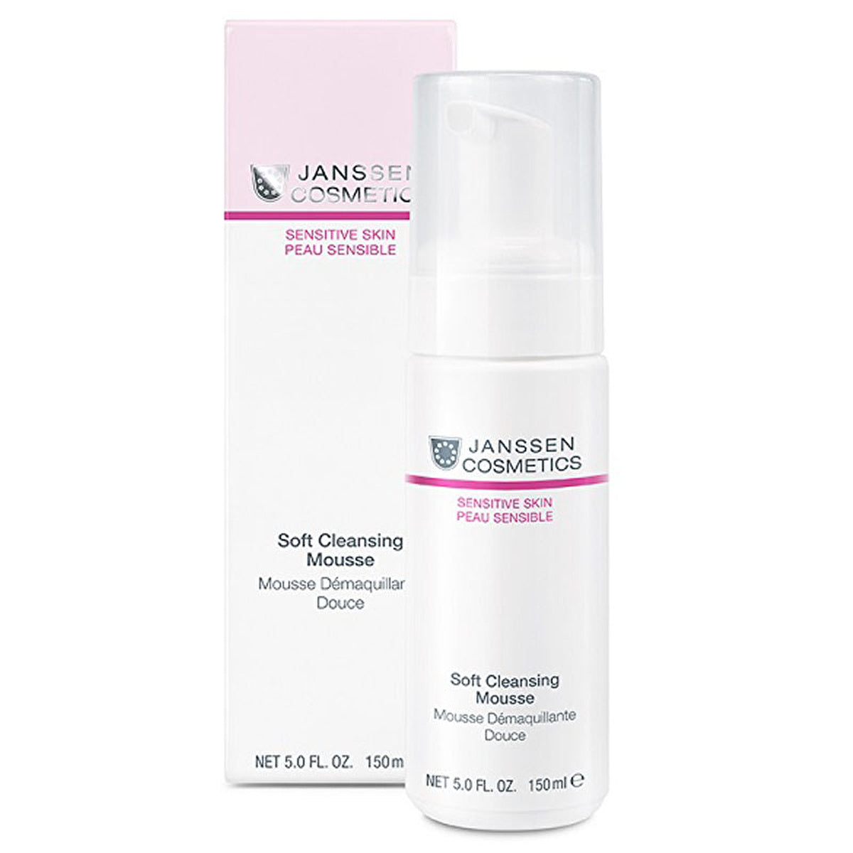 Janssen Cosmetics Daily Sensitive Skin Cleansing Mousse 150ml | Gentle Formula