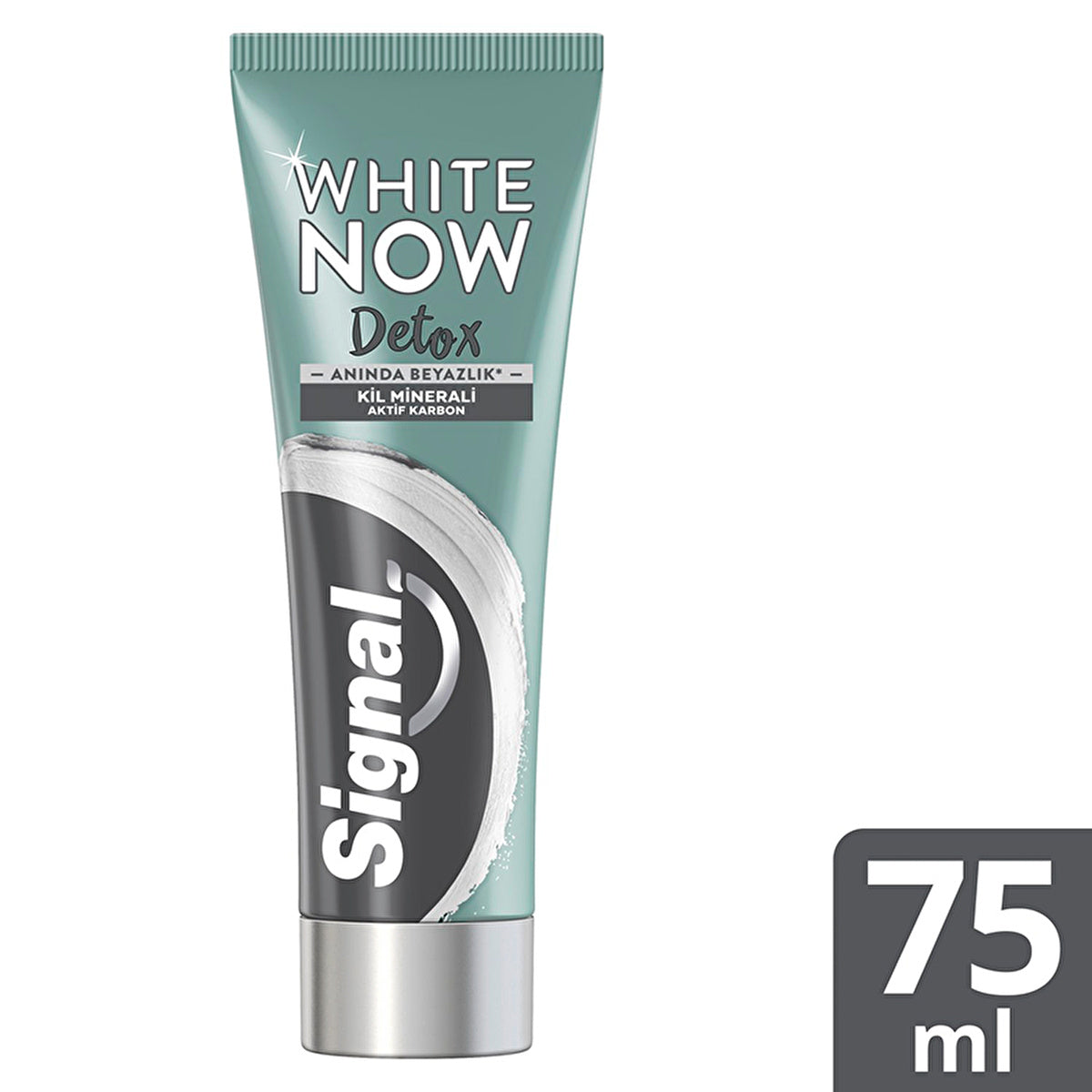 Signal White Now Detox Active Charcoal Toothpaste 75ml - Whitening Effect