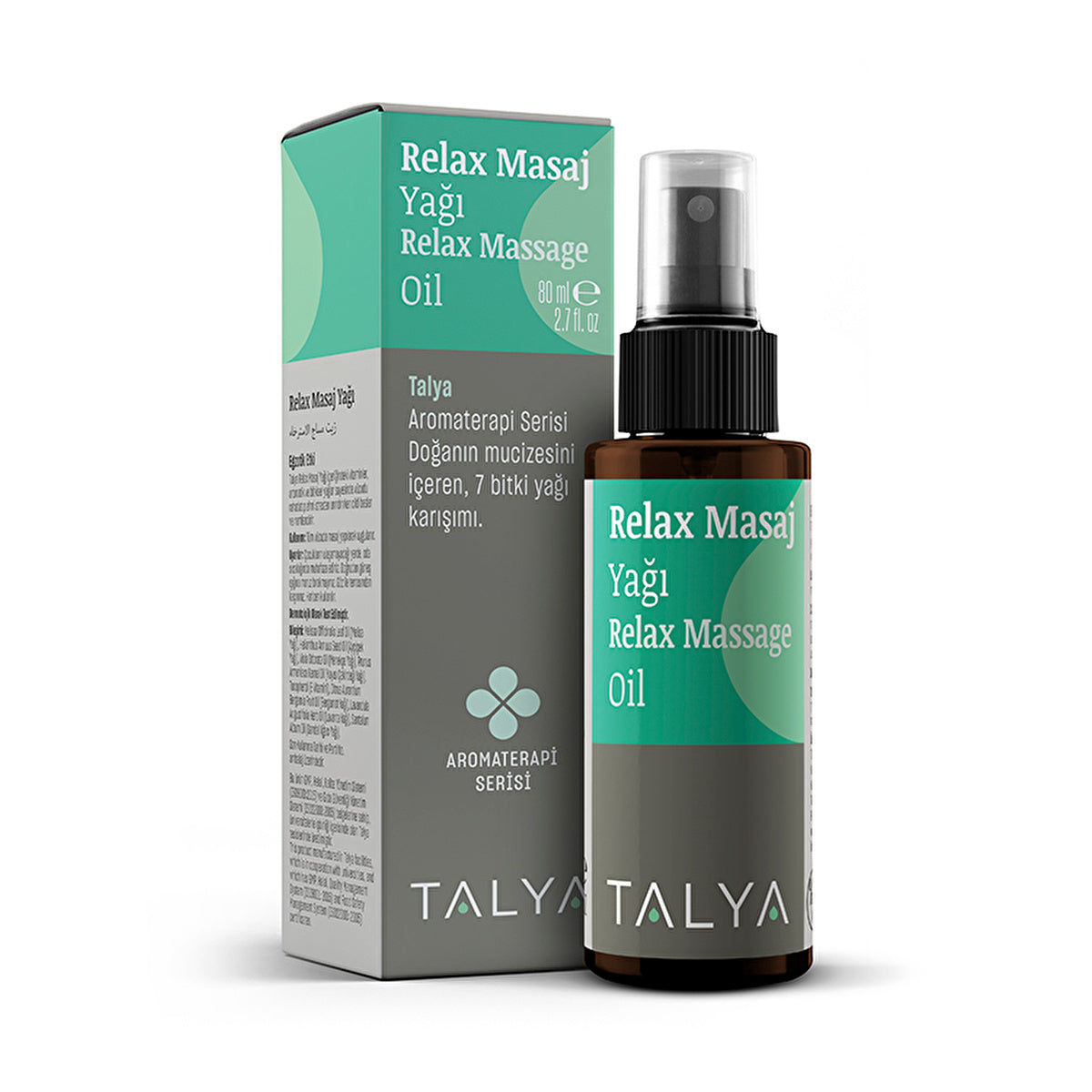 Talya Relax Massage Oil 80ml - Aromatic Blend | Soothing Therapy