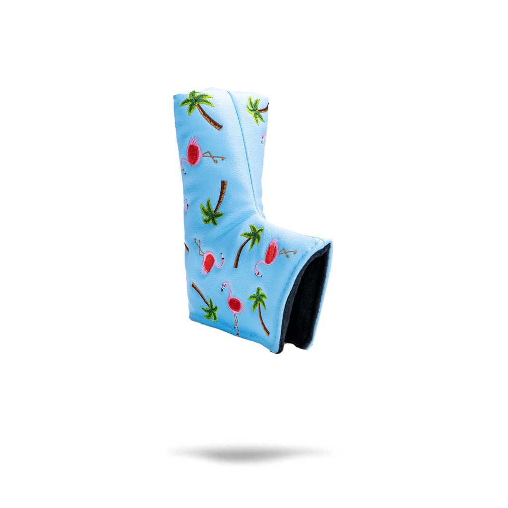 Dancing Flamingos - Blade Putter Cover – Pins and Aces, view 4