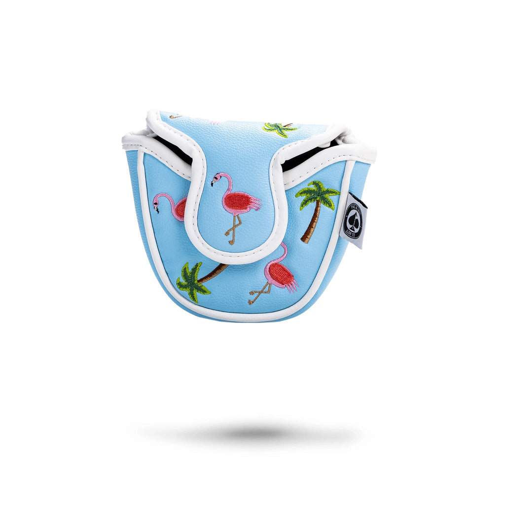 Dancing Flamingos - Mallet Putter Cover – Pins and Aces, view 4