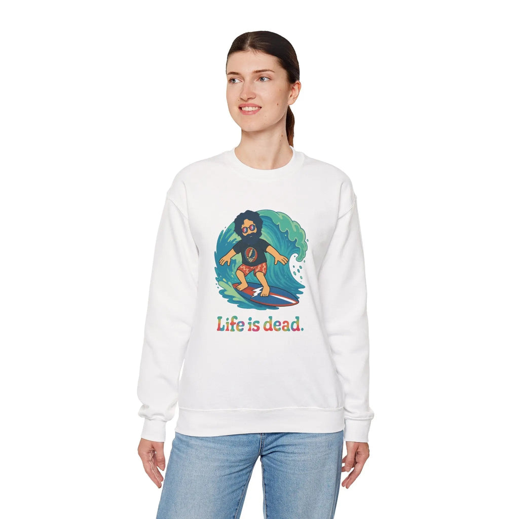 Surfing Jerry Life is Dead Crewneck