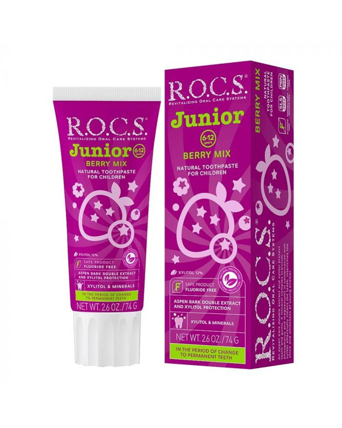 ROCS Junior 6-12 Toothpaste 60 ml / Forest Fruits