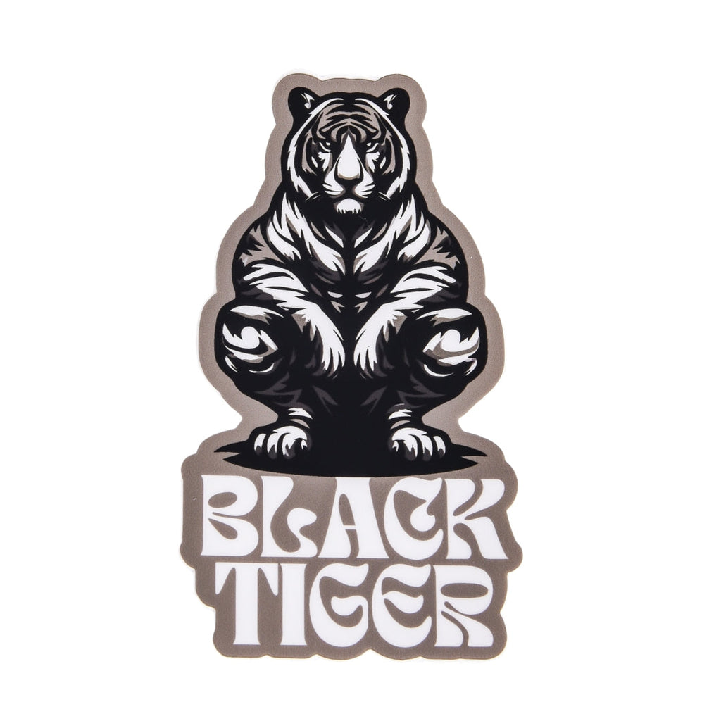 Black Tiger International Black Tiger Outline White Sticker — main product shot