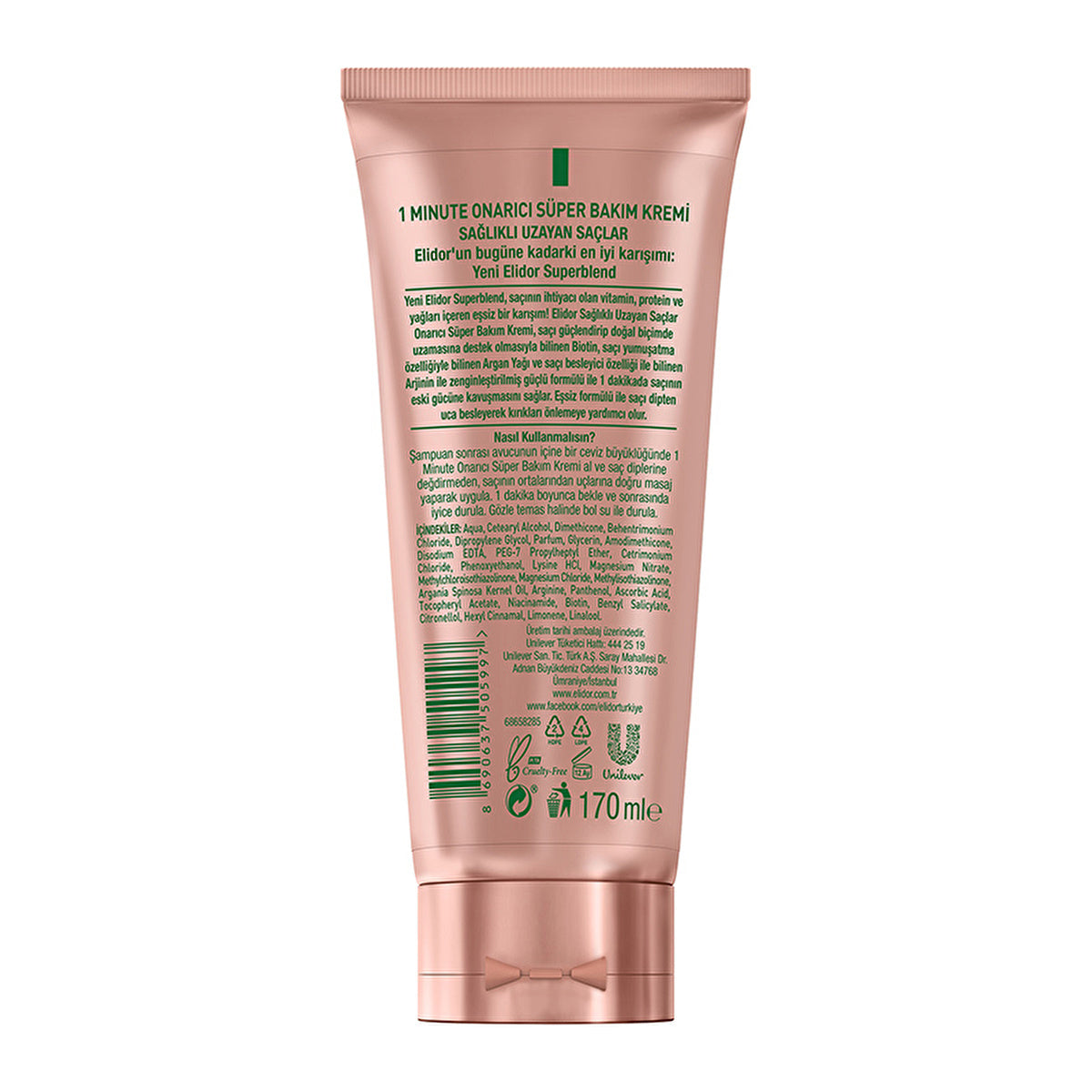 Elidor 1 Minute Repair Super Hair Care Cream 5.7 oz - Healthy Growth