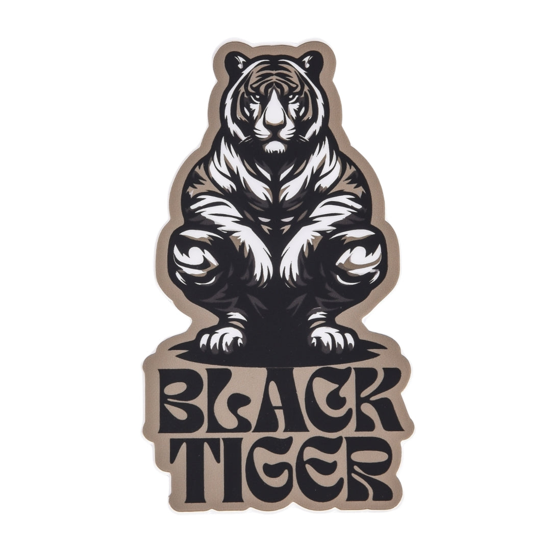 Black Tiger International Black Tiger Outline Black Sticker — main product shot