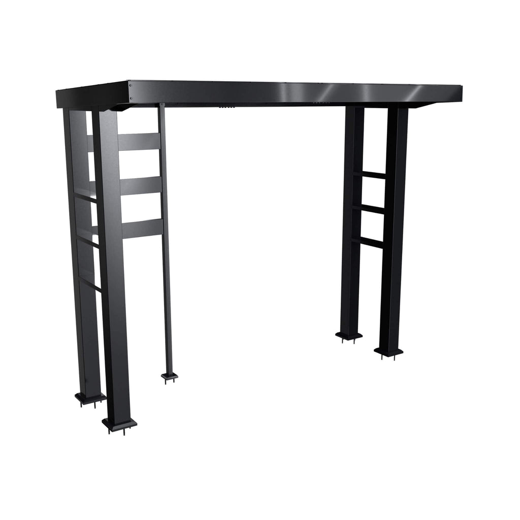 Castelle Flame Blaze 108-Inch 6-Burner 85K BTU Deluxe Stainless Steel Liquid Propane Outdoor Kitchen Grill Island With Wine C