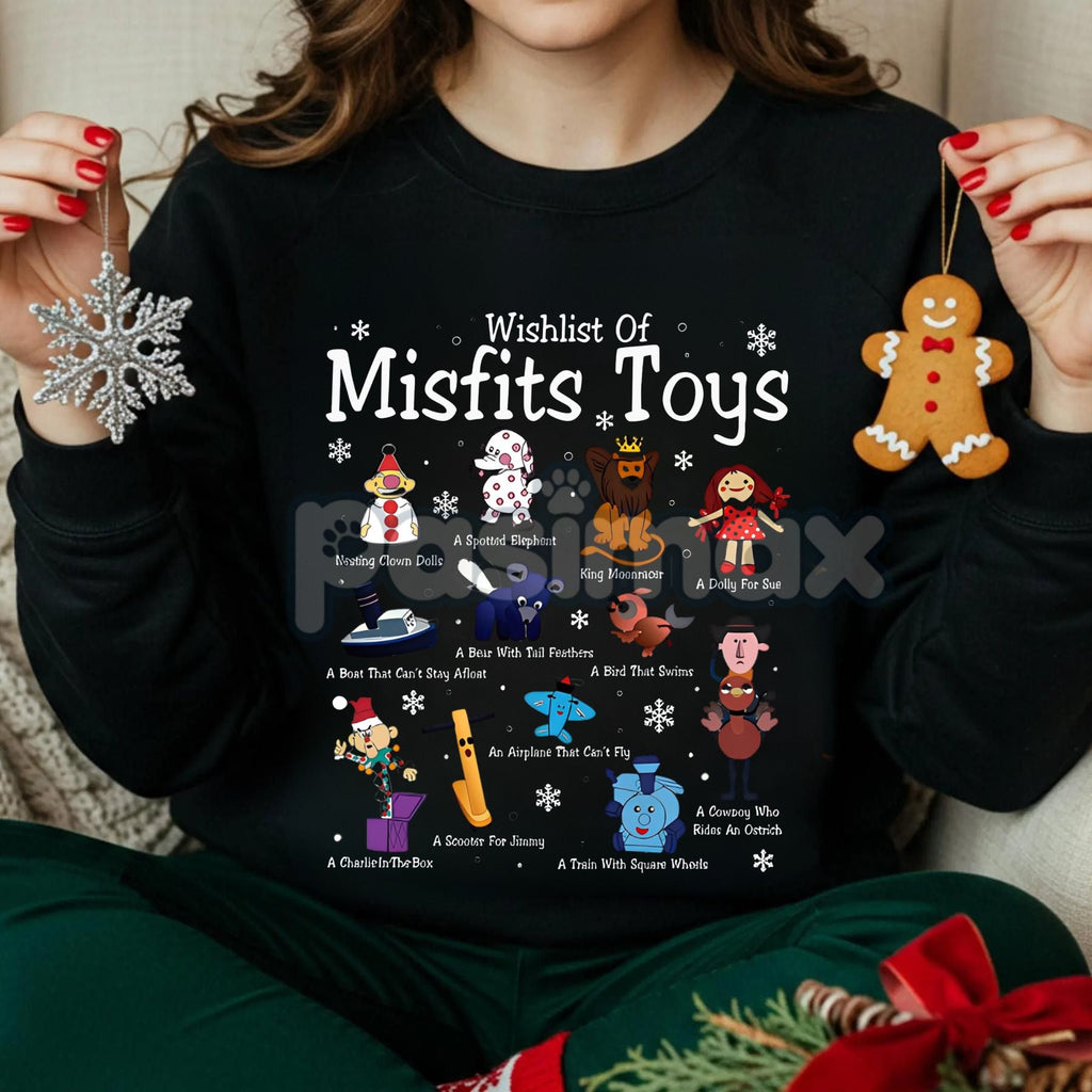 Pasimax Rudolph and Friends Xmas Sweatshirt – Iconic Red Nosed Reindeer Holiday Crewneck — packaging