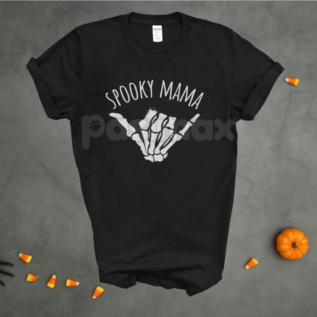 Pasimax Spooky Halloween Matching Family Shirts — back view