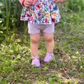Bamboo Cartwheel Shorts in Lilac