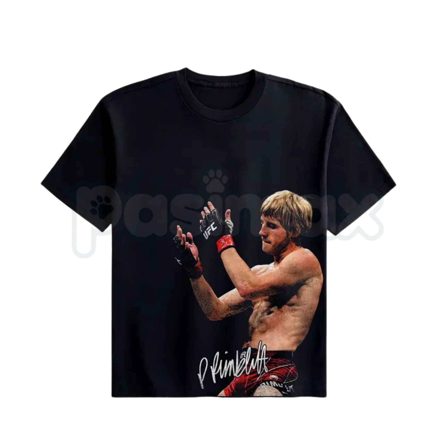 Paddy The Baddy Pimblett UFC Collection Menswear T Shirt – Funny MMA Fan Graphic Tee, Legendary Liverpool Scouse Fighter Unisex Cotton Streetwear Shirt