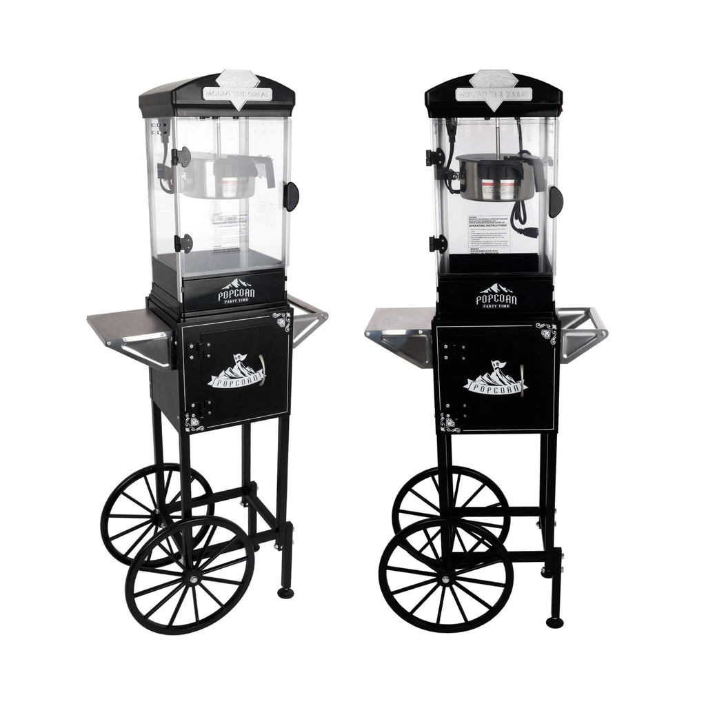 Premium 10OZ Portable Kettle Popcorn Maker Machine With Cart (SAK42196) – SAKSBY WHOLESALE, view 6