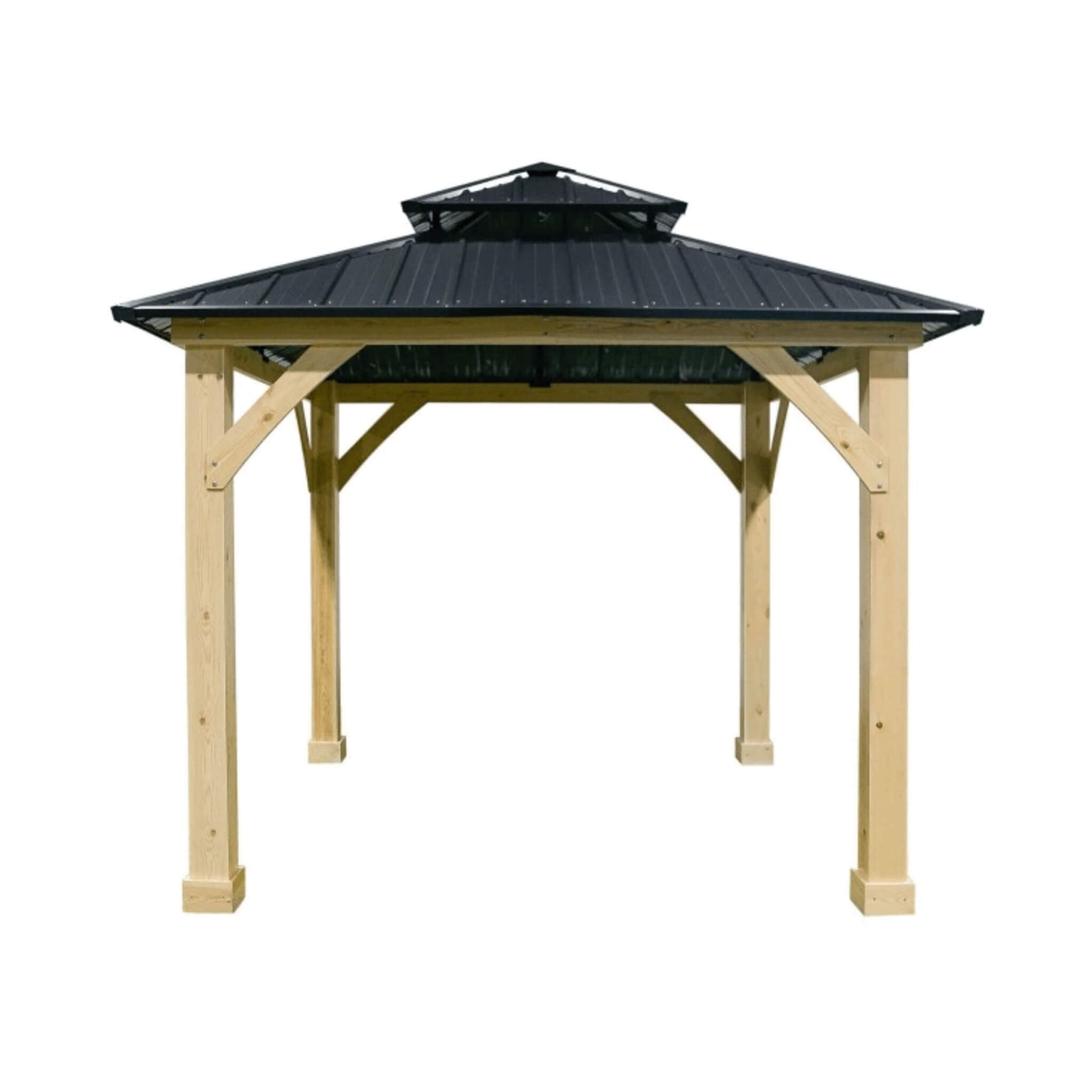 [10X10FT] Alora Premium Outdoor Patio Hardtop Gazebo With Double Steel Roof (SAK01291) – SAKSBY WHOLESALE, view 5
