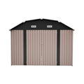 [10X12FT] Alora Heavy-Duty Outdoor Metal Storage Shed With Floor (SAK91820) – SAKSBY WHOLESALE, view 11