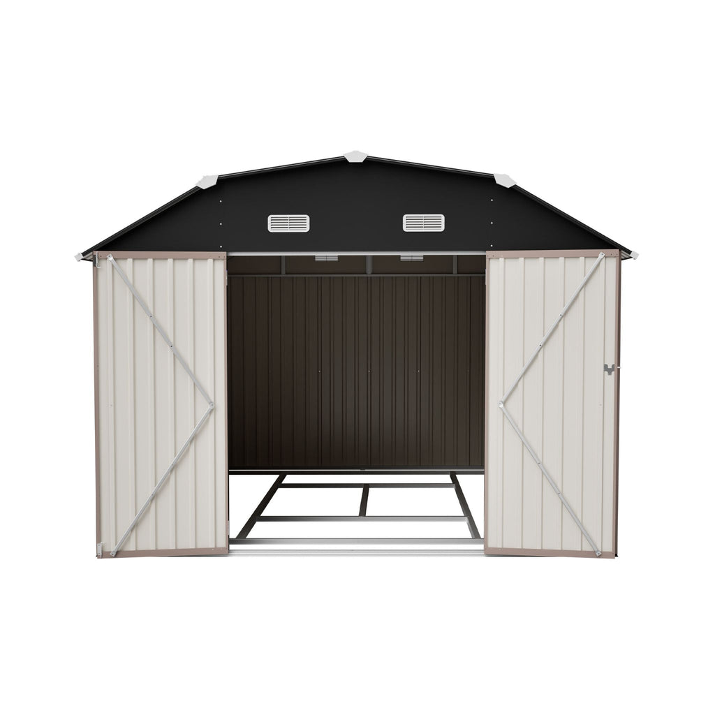 [10X12FT] Alora Heavy-Duty Outdoor Metal Storage Shed With Floor (SAK91820) – SAKSBY WHOLESALE, view 13