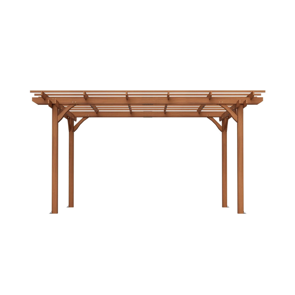 [10X12FT] Alora Premium Extra Large Outdoor Weather-Resistant Wooden Grape Pergola (SAK16278) – SAKSBY WHOLESALE, view 12