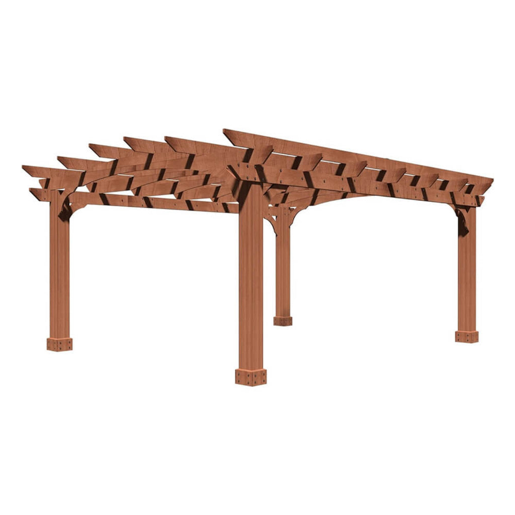 [10X12FT] Alora Premium Outdoor All-Season Backyard Patio Cedar Wood Gazebo Pergola With Arched Roof (SAK42915) – SAKSBY WHOL