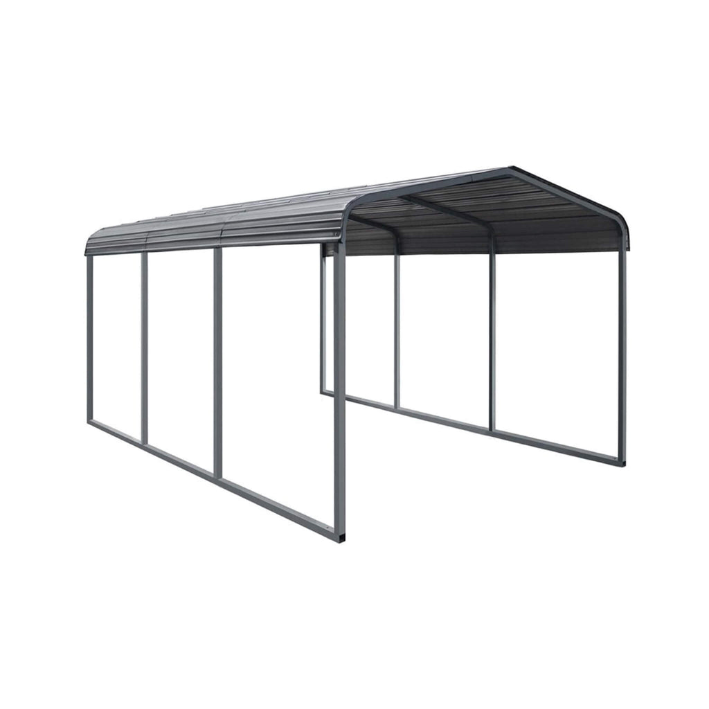 [10X15FT] Alora Large Heavy-Duty Outdoor Metal Carport For Cars, Trucks And Boats (SAK95738) – SAKSBY WHOLESALE, view 7