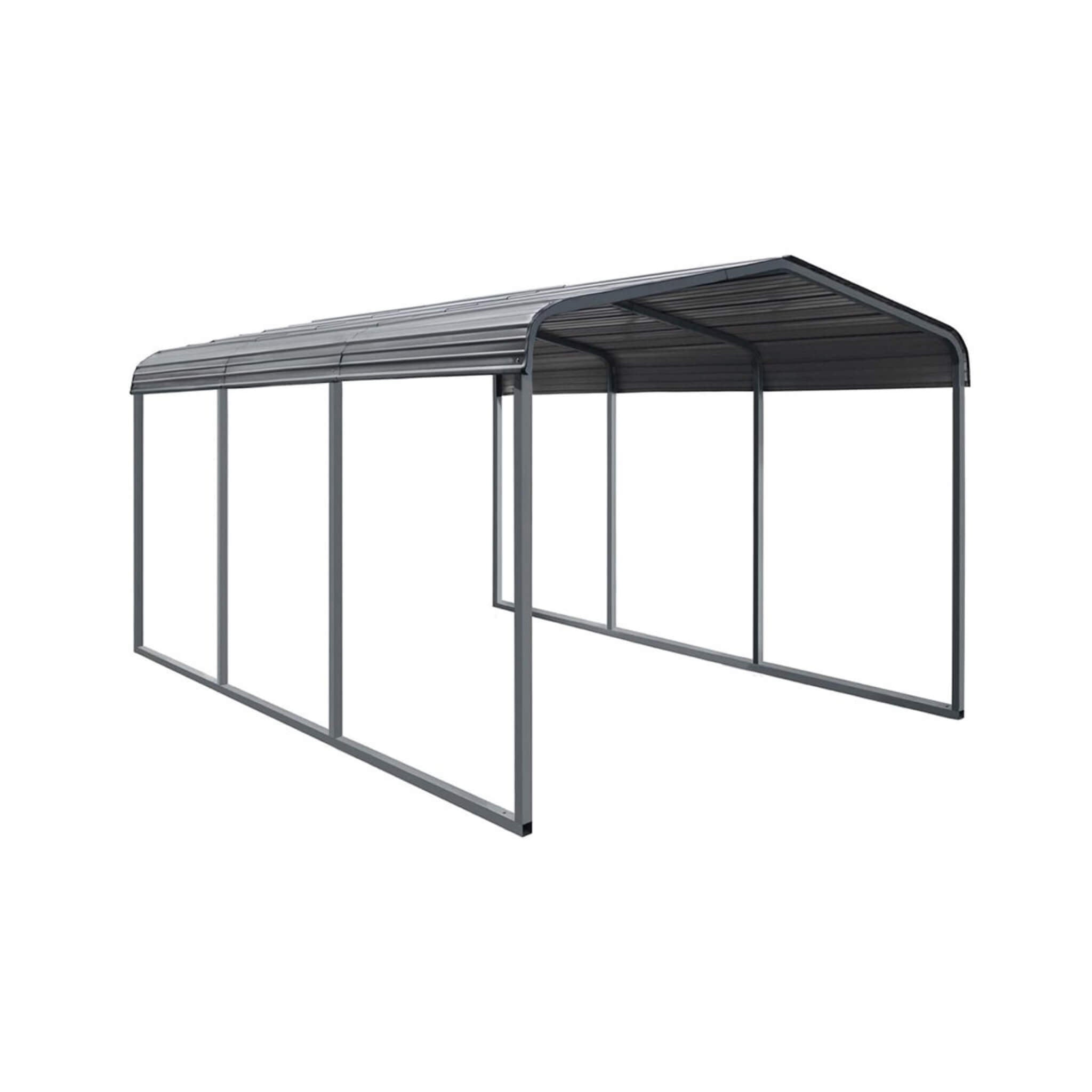 [10X15FT] Alora Large Heavy-Duty Outdoor Metal Carport For Cars, Trucks And Boats (SAK95738) – SAKSBY WHOLESALE, view 7