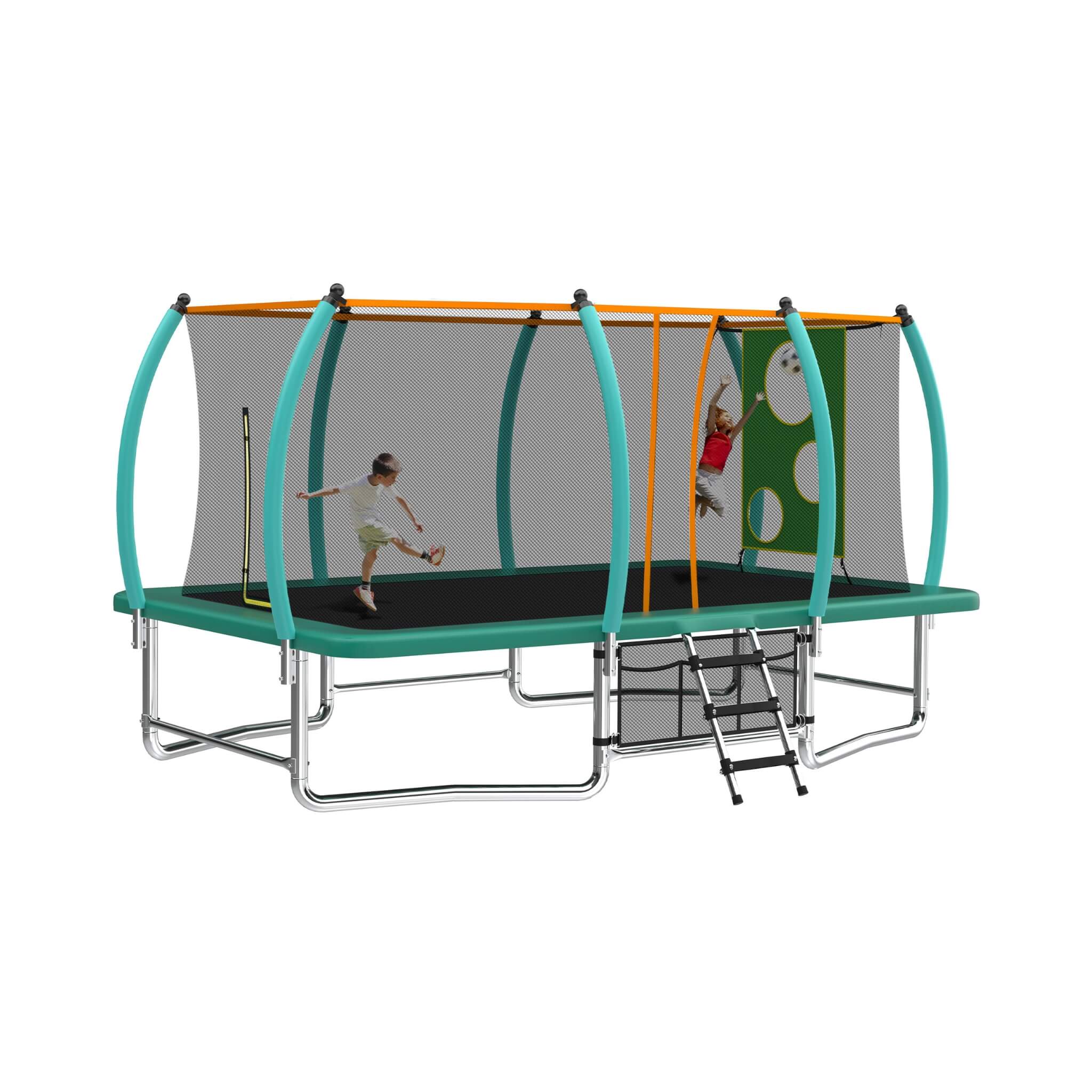 [10X16FT] Large Outdoor Rectangular Trampoline With Netting (SAK83017) – SAKSBY WHOLESALE, view 3
