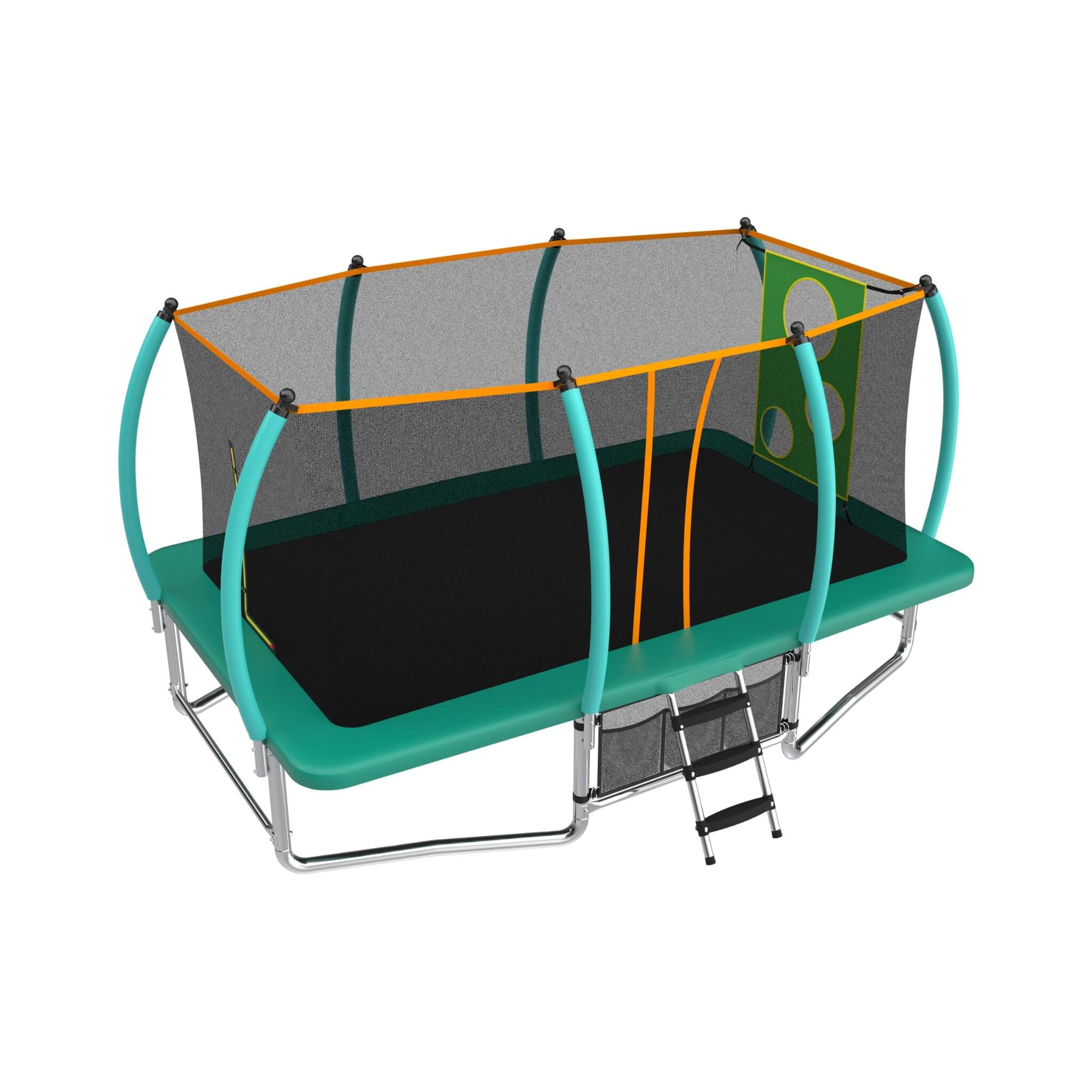 [10X16FT] Large Outdoor Rectangular Trampoline With Netting (SAK83017) – SAKSBY WHOLESALE, view 6