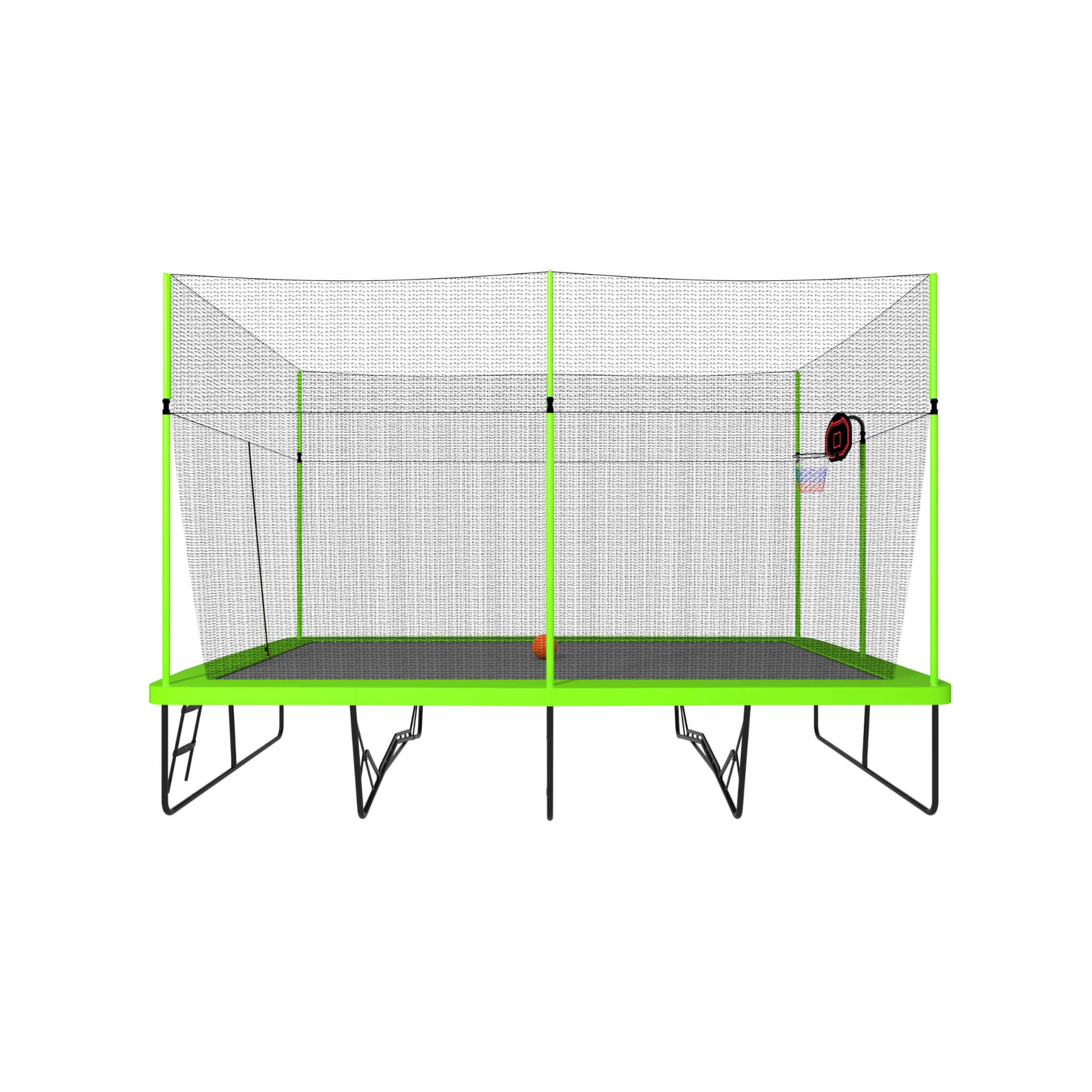 [10X17FT] Large Rectangular Trampoline With Basketball Hoop And Ladder (SAK17482) – SAKSBY WHOLESALE
