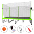 [10X17FT] Large Rectangular Trampoline With Basketball Hoop And Ladder (SAK17482) – SAKSBY WHOLESALE, view 10