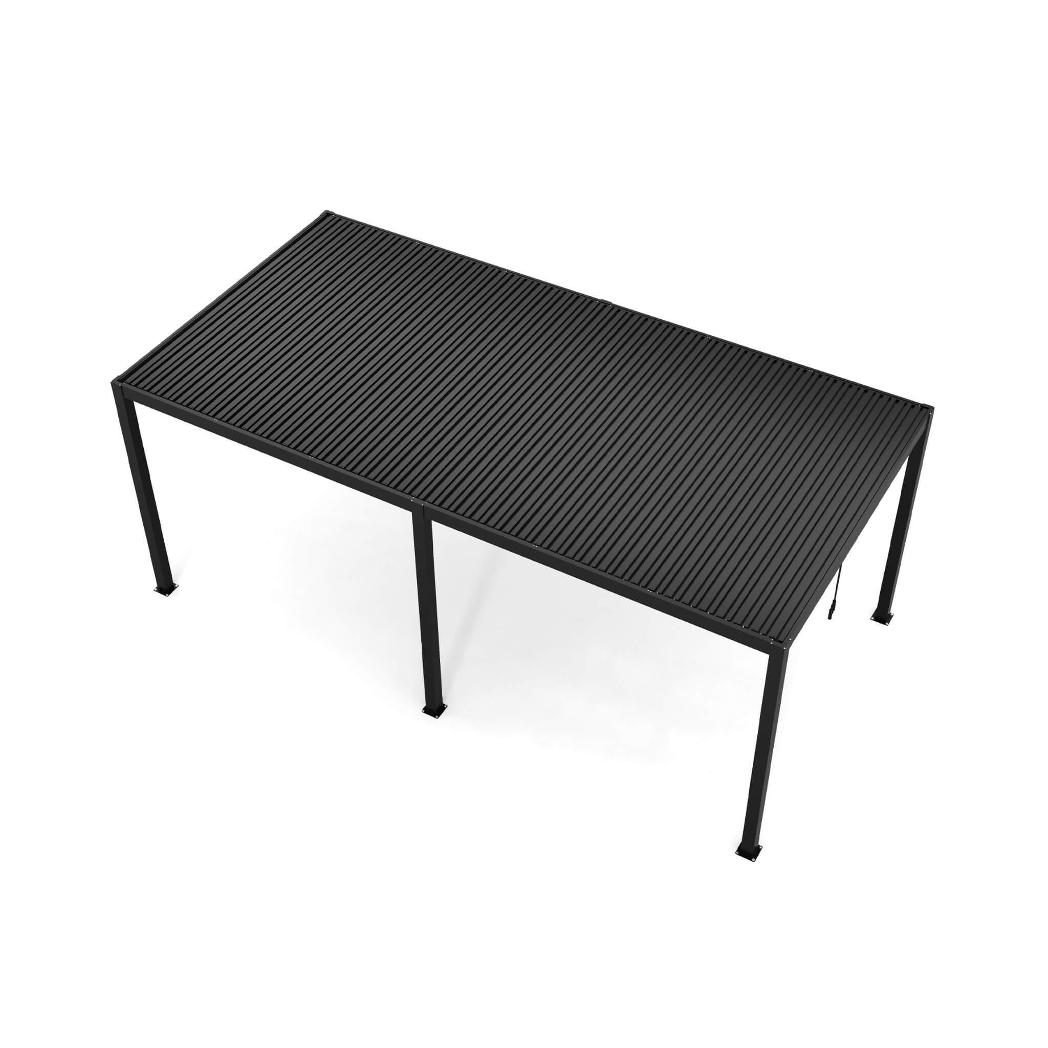 [10X19FT] Alora Modern Durable All-Weather Outdoor Pergola With Aluminum Frame And Steel Louvers (SAK32691) – SAKSBY WHOLESAL