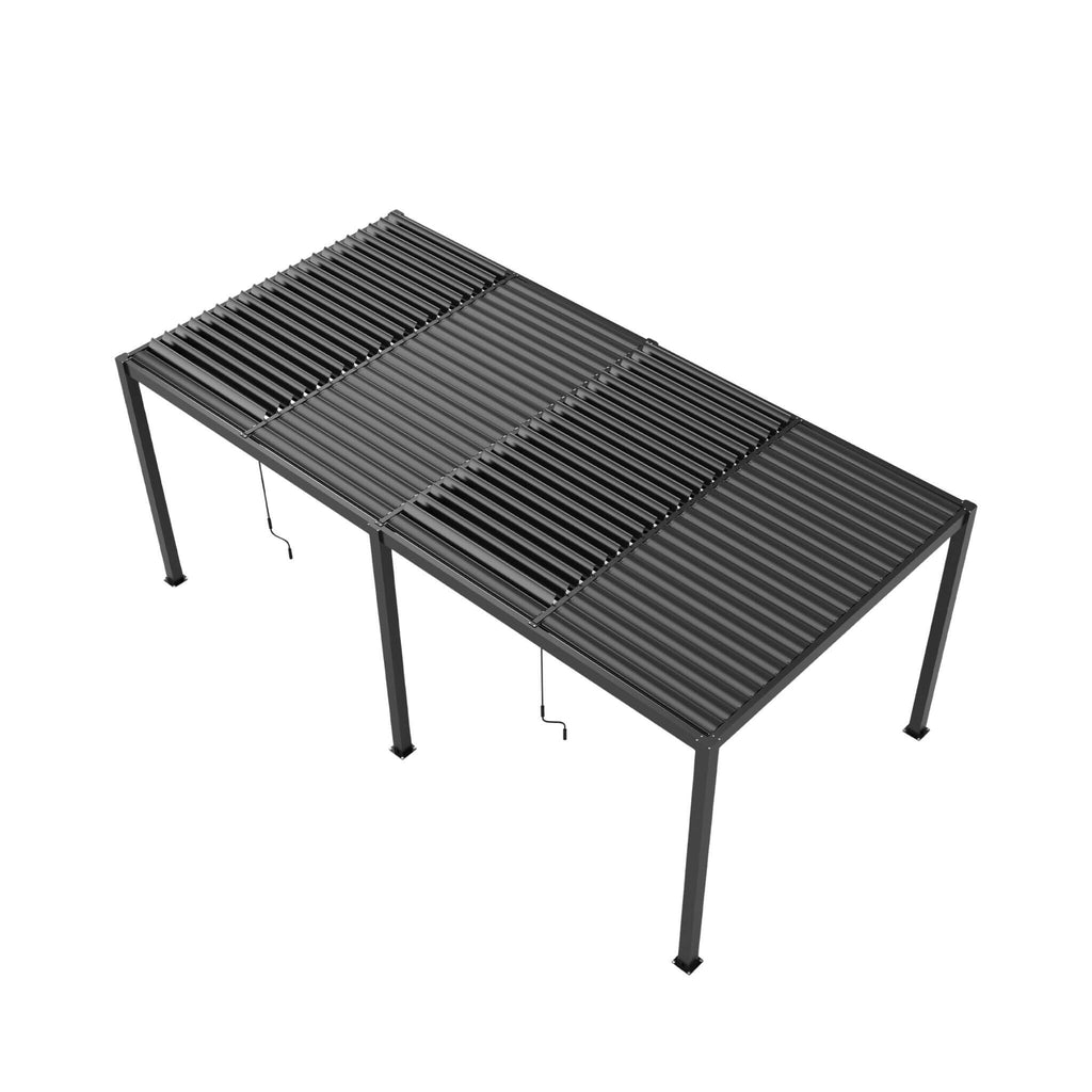 [10X19FT] Alora Premium Powder-Coated Aluminum Pergola With Adjustable Louvers (SAK78345) – SAKSBY WHOLESALE, view 5
