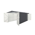 [10X20FT] Alora Heavy-Duty Multipurpose Outdoor All-Weather Utility Garage Storage Shed With Air Vents (SAK74834) – SAKSBY WH