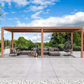 [10X20FT] Alora Heavy-Duty Luxury Outdoor Pergola With Adjustable Louvers And Integrated Drainage (SAK42670) – SAKSBY WHOLESA