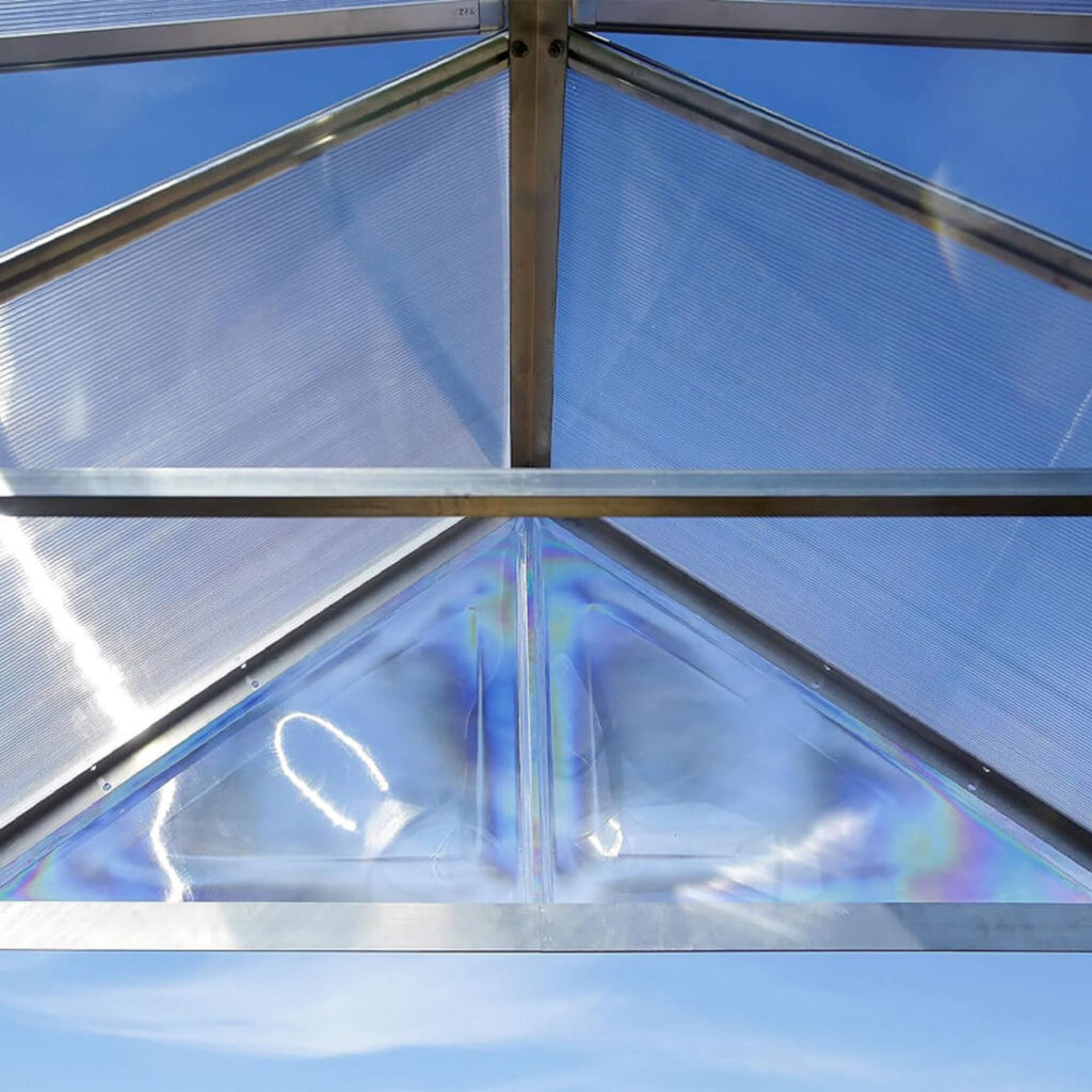 [10X24FT] Premium Heavy-Duty Polycarbonate Walk-In Greenhouse W/ Aluminum Frame & Built-In Gutter System (SAK58472) – SAKSBY 
