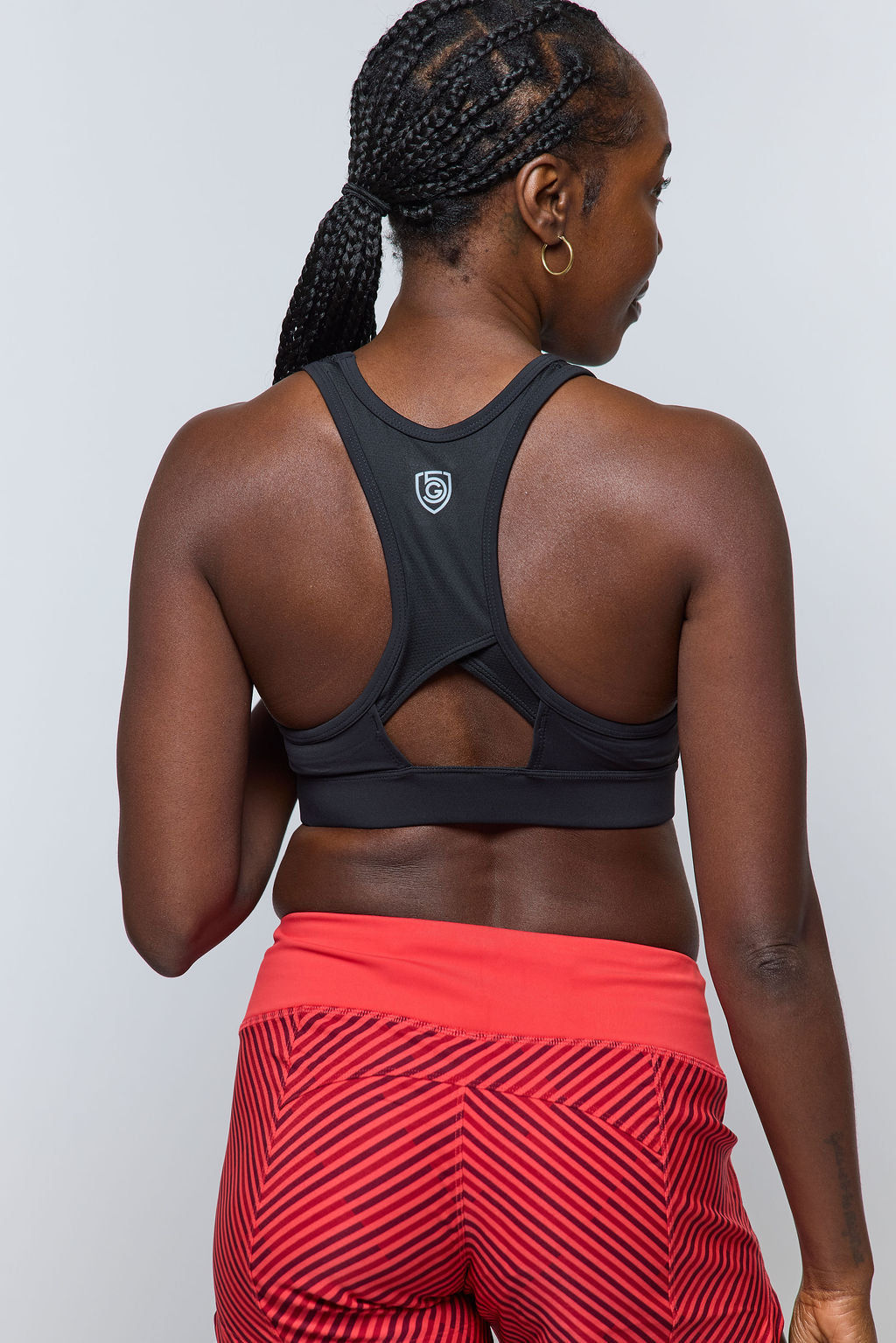 Goal Five Excel Women's Workout Shorts — in-use photo