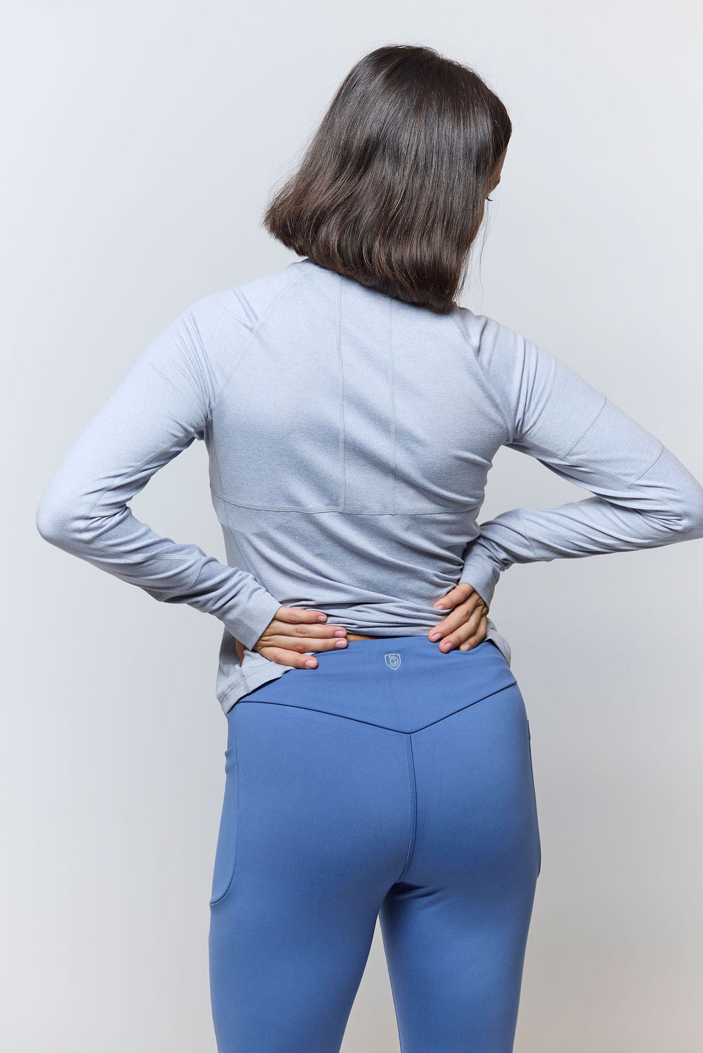 Goal Five Go Again Women's Full Length Legging — fabric or material detail
