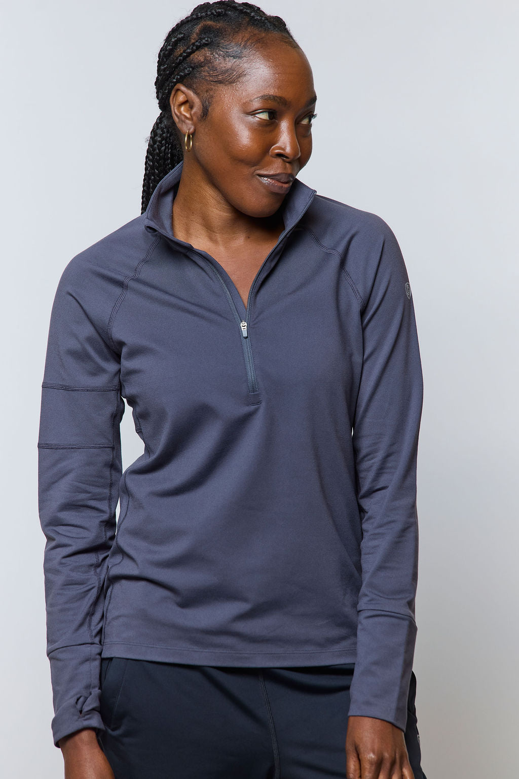 Goal Five Foudy Mid-Weight Long Sleeve ½ Zip Top — main product shot