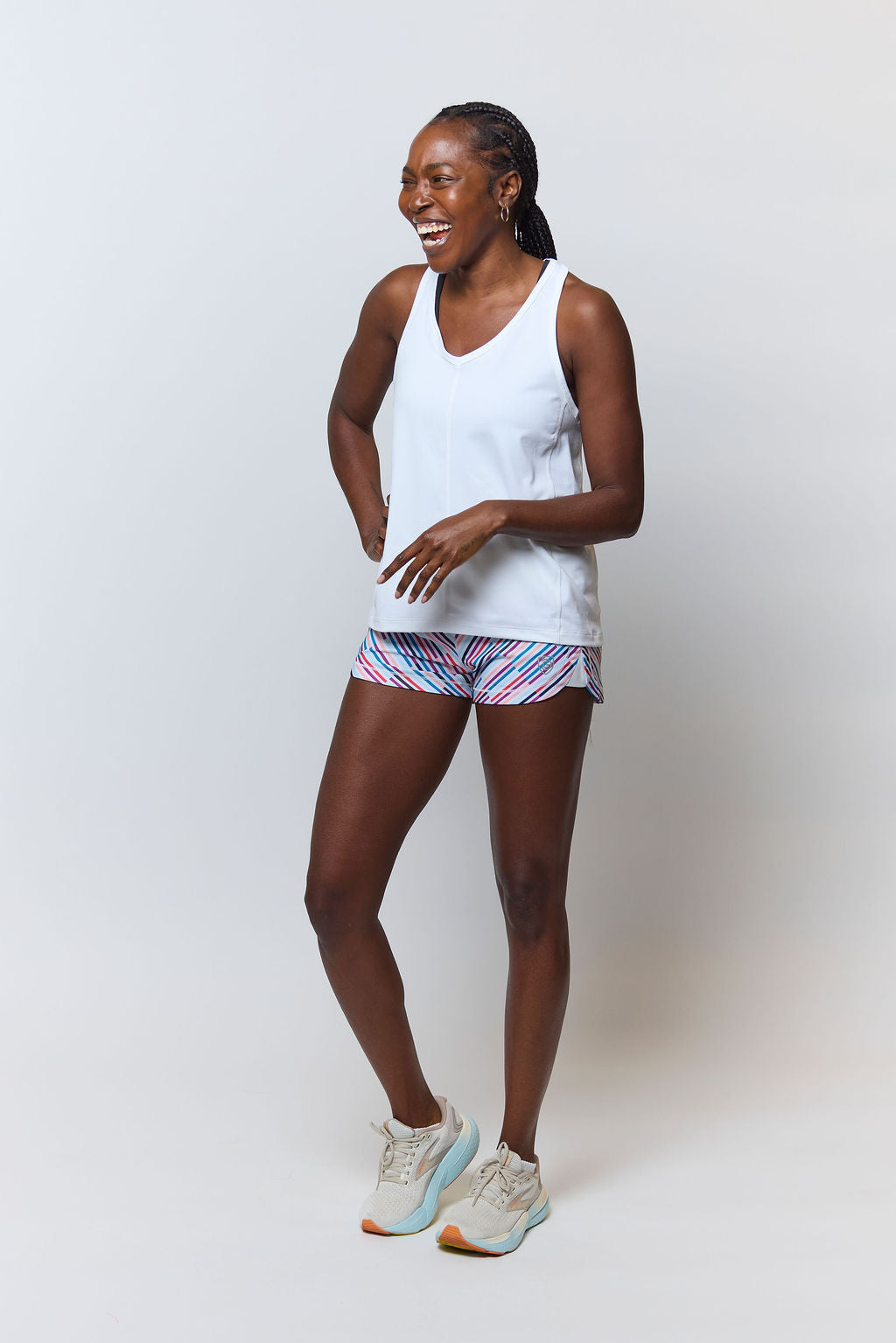 Goal Five Mesh It To Me Tank — in-use photo