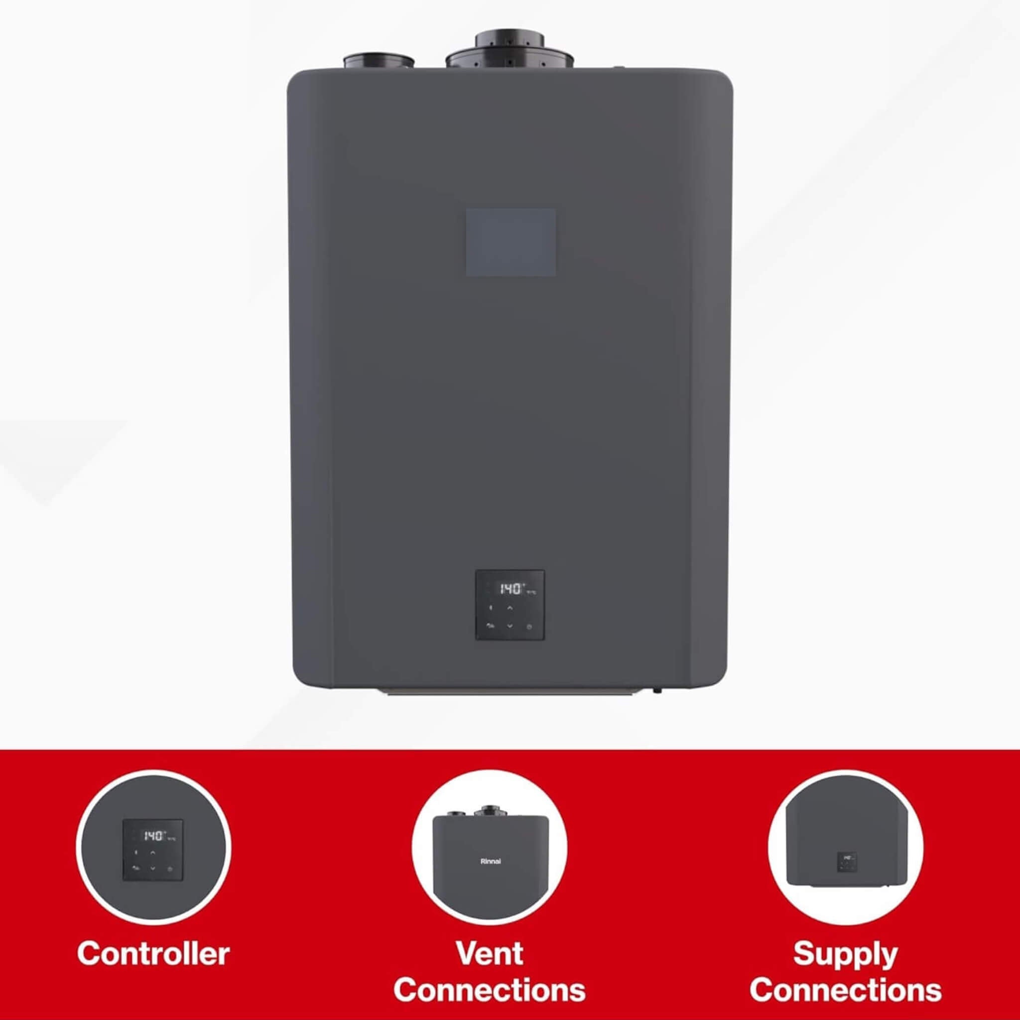 RN 11.0 GPM Outdoor Commercial High-Efficiency Tankless Water Heater (SAK75016) – SAKSBY WHOLESALE, view 3