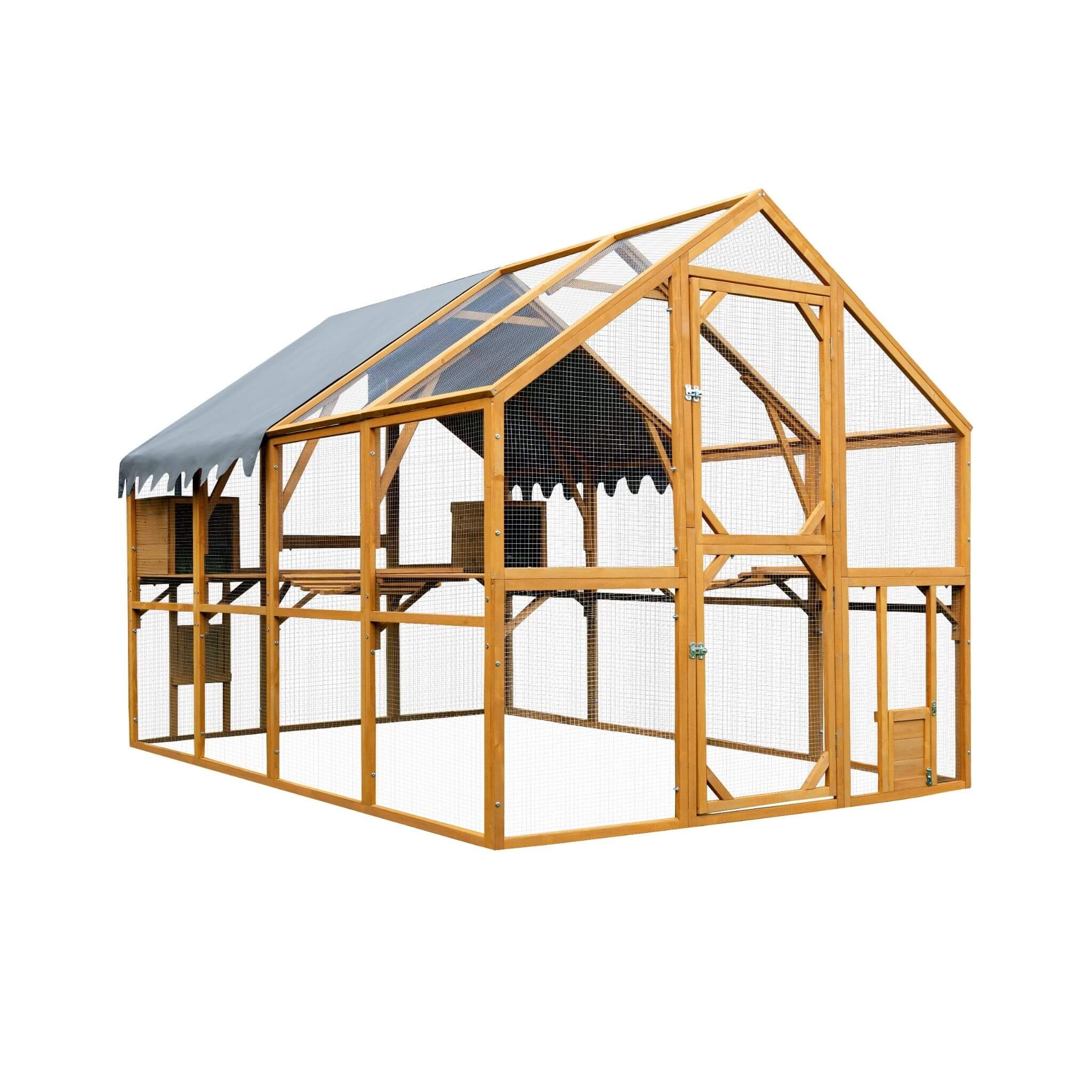 110-Inch Large Outdoor Kitten Playpen Chicken Coop With Waterproof Cover (SAK15370) – SAKSBY WHOLESALE, view 4
