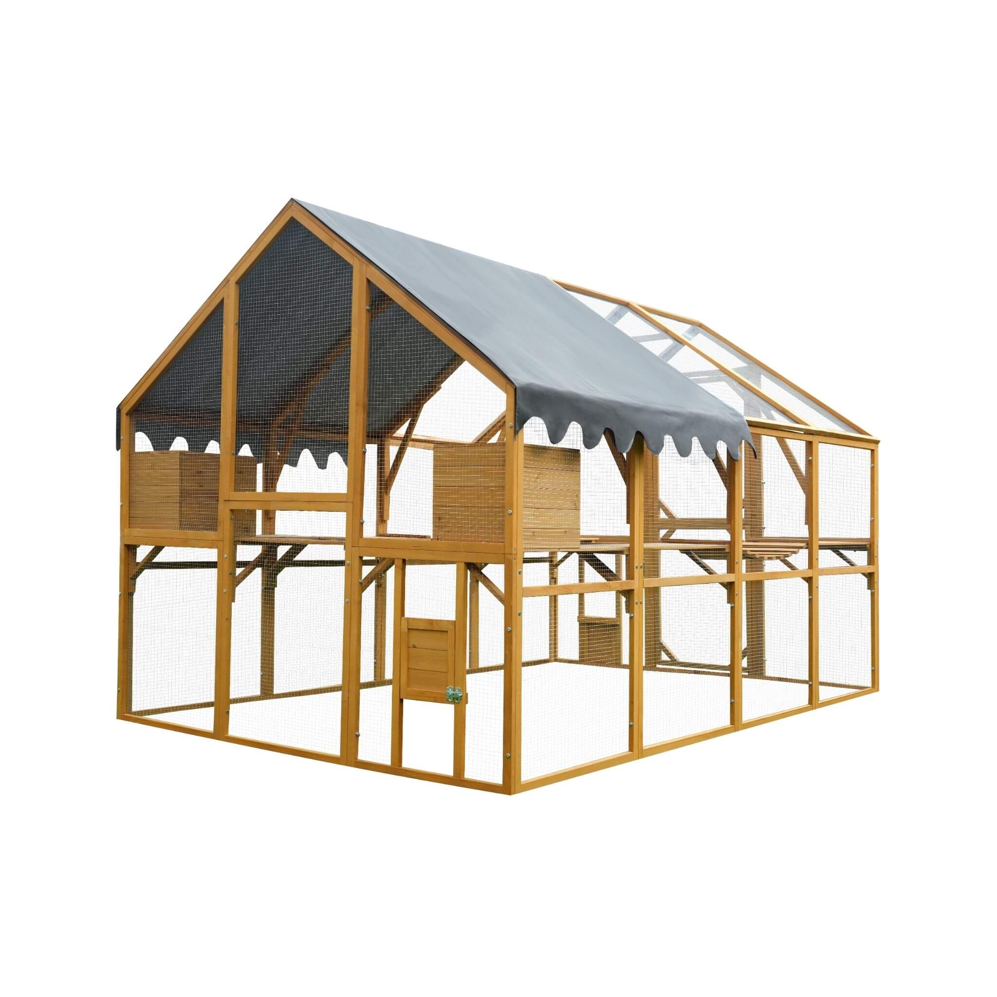 110-Inch Large Outdoor Kitten Playpen Chicken Coop With Waterproof Cover (SAK15370) – SAKSBY WHOLESALE, view 3