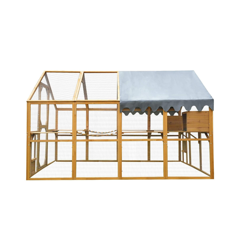 110-Inch Large Outdoor Kitten Playpen Chicken Coop With Waterproof Cover (SAK15370) – SAKSBY WHOLESALE, view 5