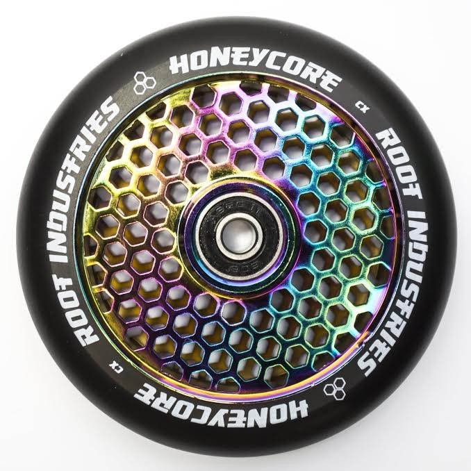 Root Industries HoneyCore Wheels 110mm - Black/Rocket Fuel (Pair)