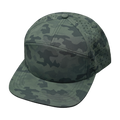 The Heartbeat Brand Blank 7 Panel Hat — Soft Teal Camo (Unisex) — main product shot