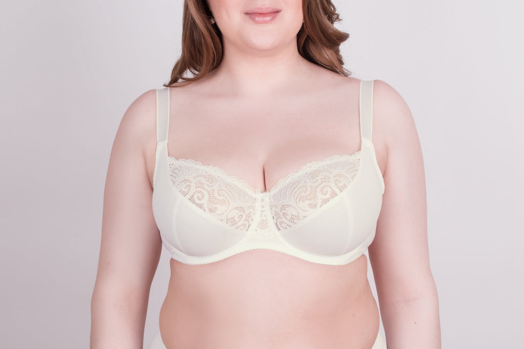 TheRanok.com Bra Milavitsa 112830 - Elastic Lace, Underwired with Triple Segment Cups — size reference