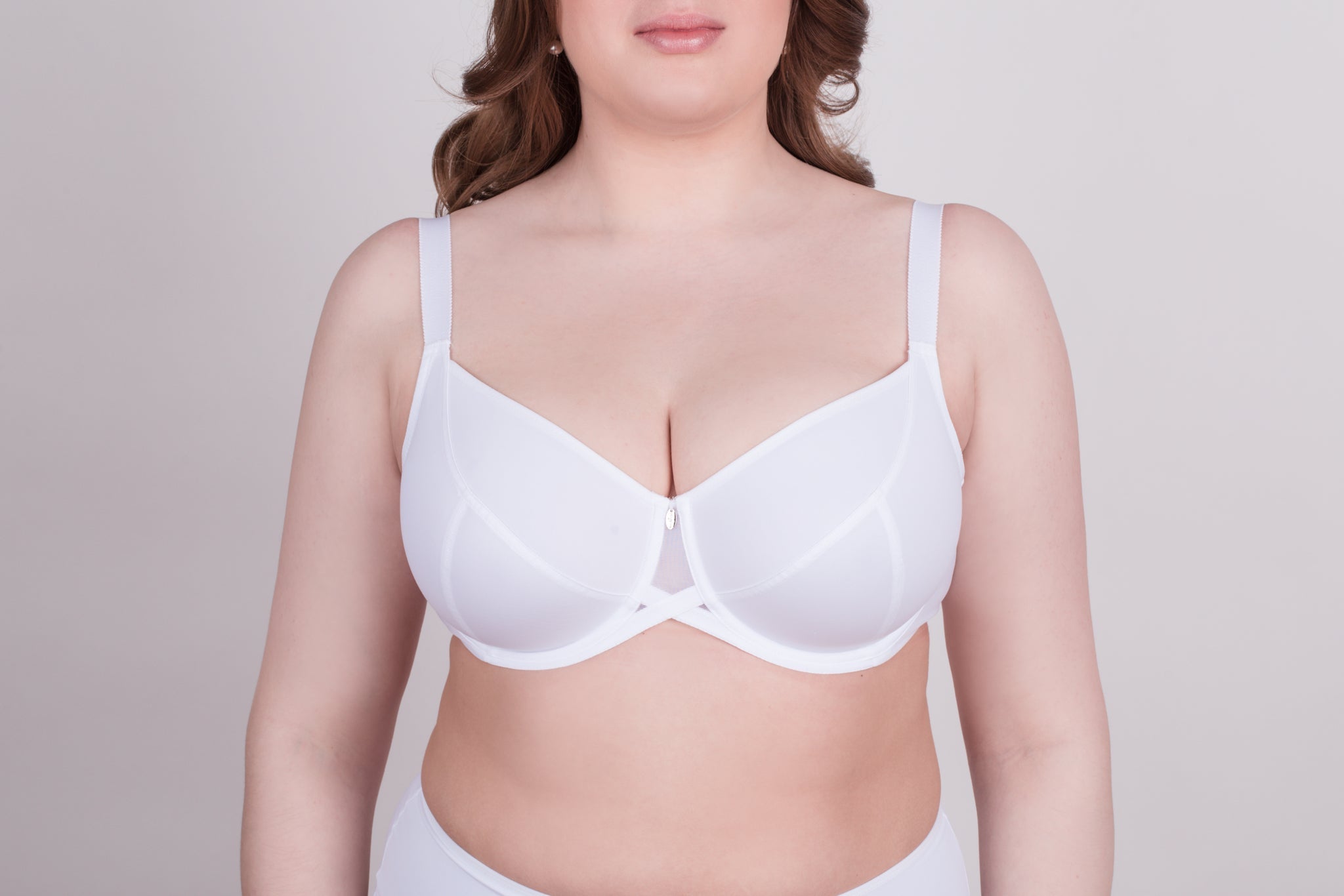 TheRanok.com Bra Milavitsa 105910 - Underwired, Triple Segment, Fixed Straps — detail close-up