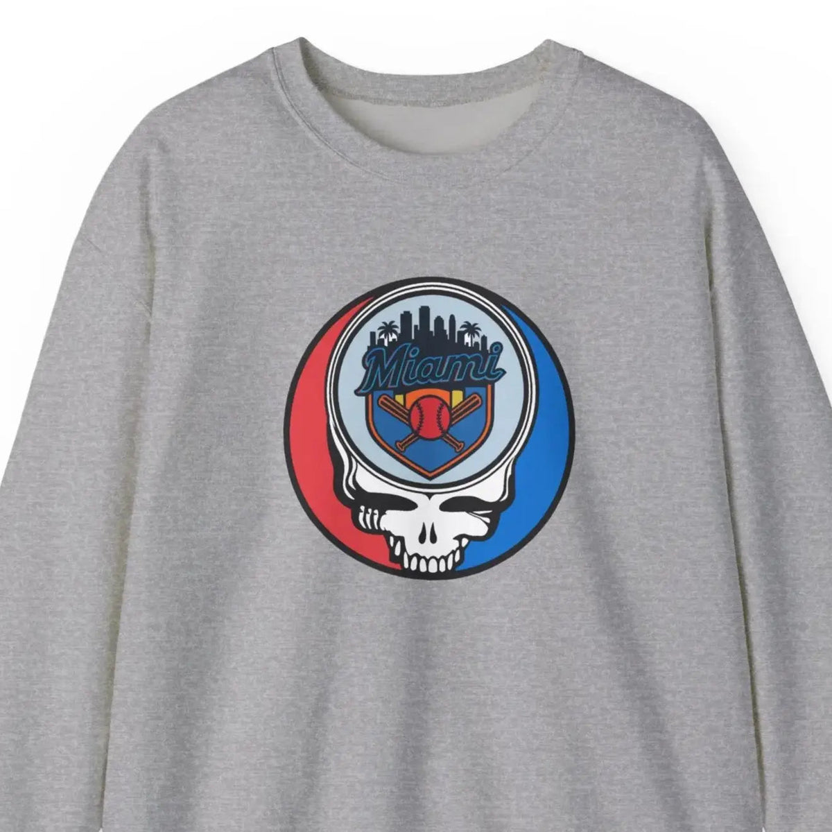 Miami Baseball Original StealieCrewneck Sweatshirt