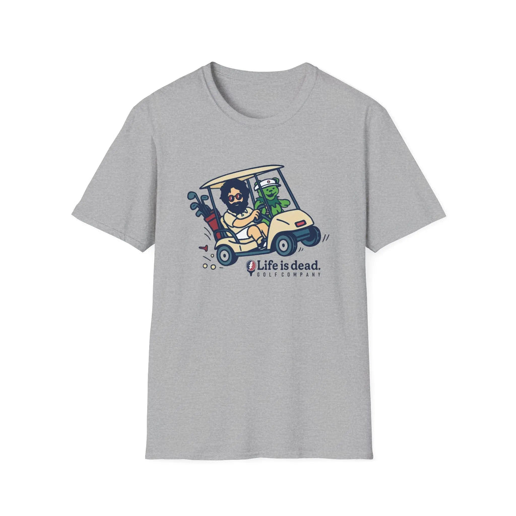 Joy Ridin' Jerry and The Bear - Life is Dead Golf Company T-Shirt