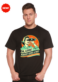 Spun Bamboo Funny Retro Woman Unisex Bamboo/Cotton Graphic T-Shirt — main product shot