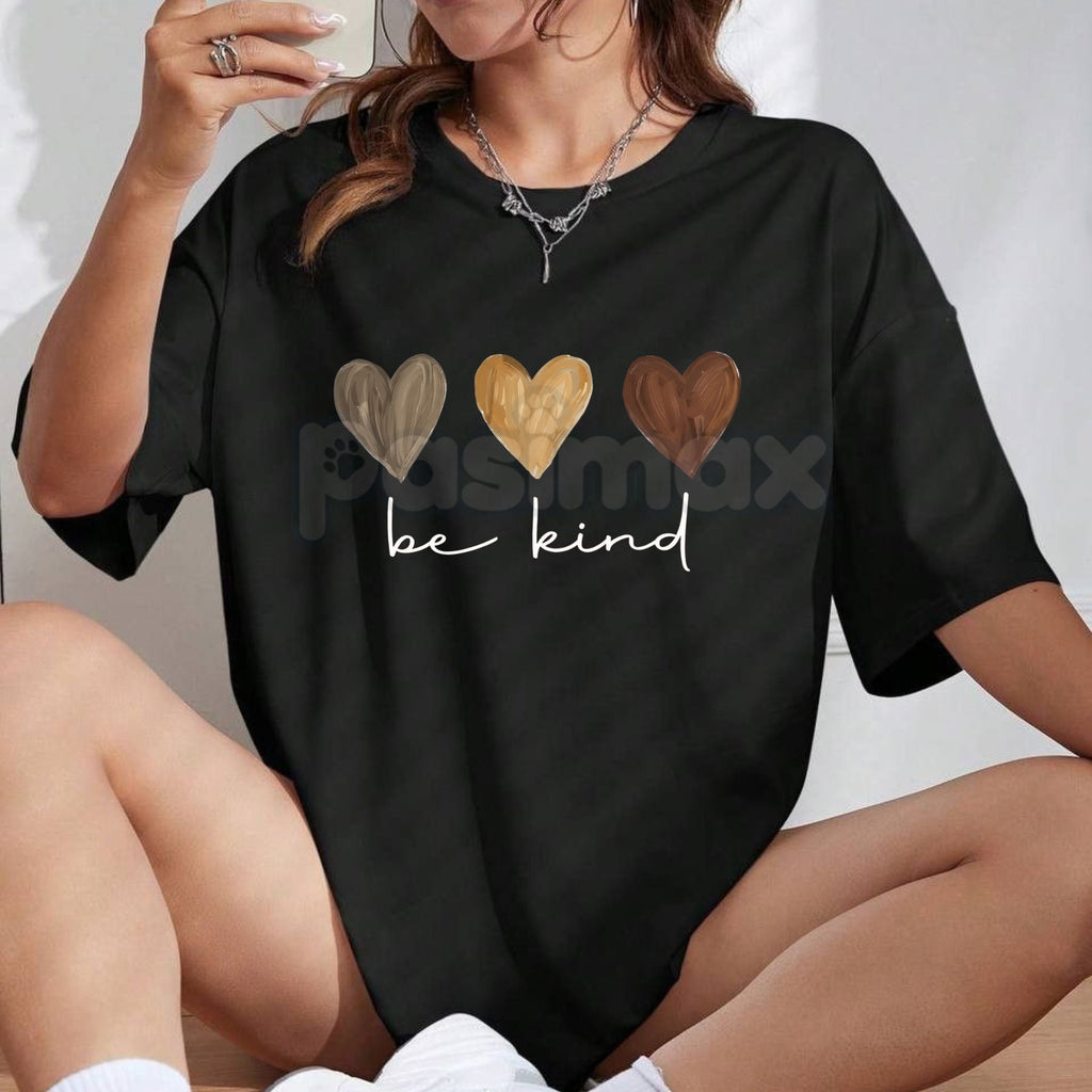 Women’s Leopard & Heart Print T-Shirt – Casual Round Neck Cotton Graphic Top, Premium 100% Cotton Animal Print Chic Tee, Soft Lived-In Heavyweight Stylish Heart Shirt, Made in USA