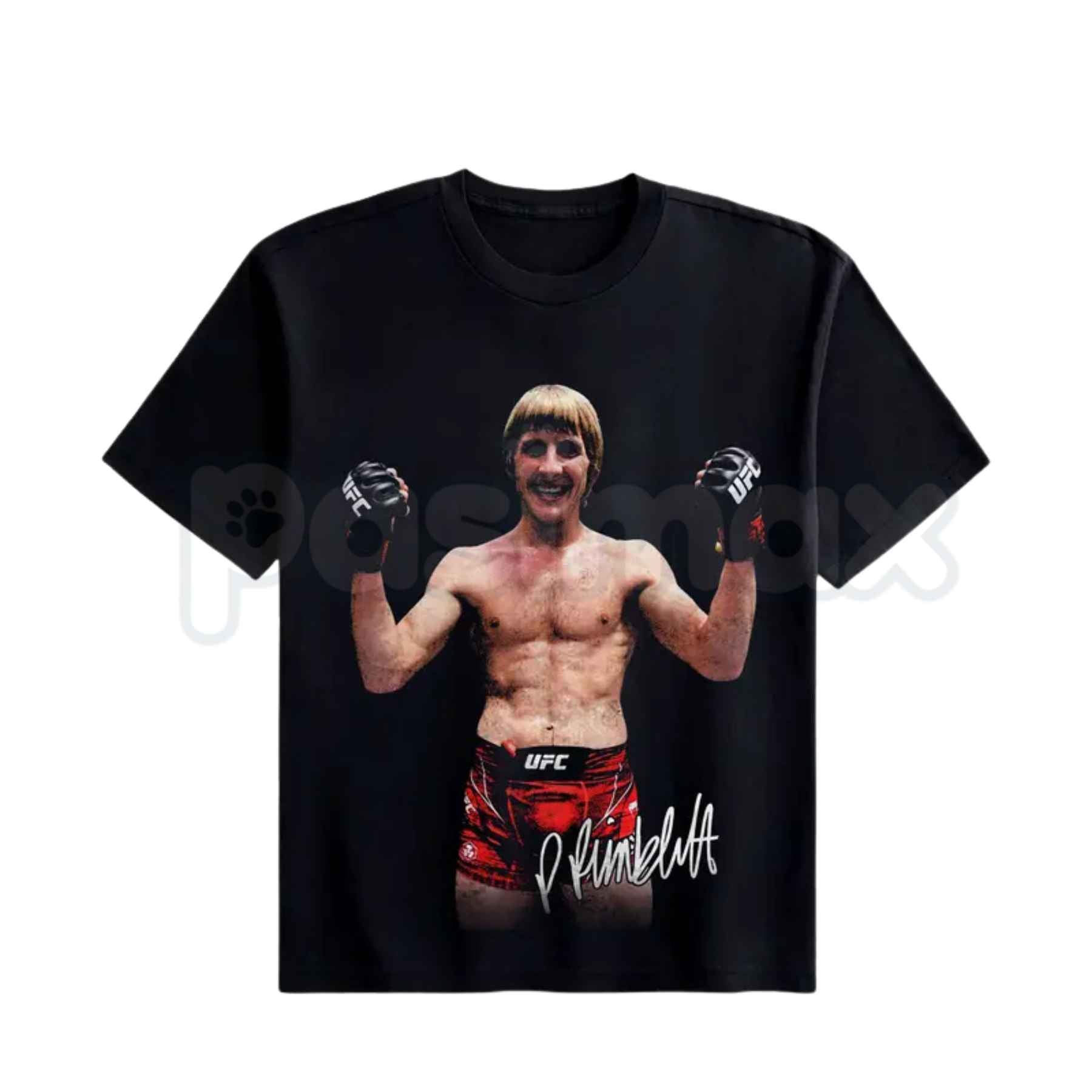Paddy The Baddy Pimblett UFC Collection Menswear T Shirt – Funny MMA Fan Graphic Tee, Legendary Liverpool Scouse Fighter Unisex Cotton Streetwear Shirt
