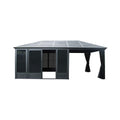 [11X21FT] Alora Outdoor All-Season Solarium Sunroom Gazebo With Galvanized Steel Roof (SAK42018) – SAKSBY WHOLESALE